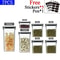 Stackable Plastic Food Storage Containers With Airtight Lids For Kitchen Organization 22