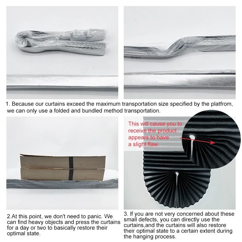 Self Adhesive Pleated Blackout Window Shade Non Woven Curtain For Home And Office 4