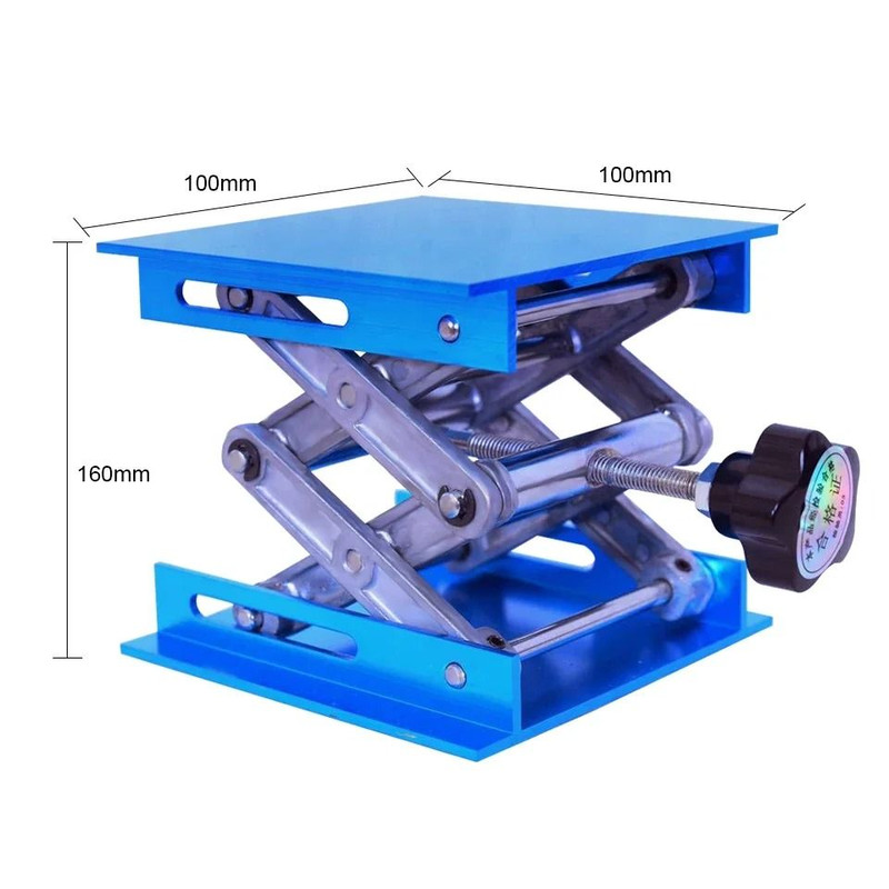 Adjustable Scissor Lift Table Stand Platform For Lab And Woodworking Use 8