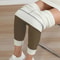Winter Warm Fleece Leggings Velvet Thick High Waist Elastic Tights For Women 12