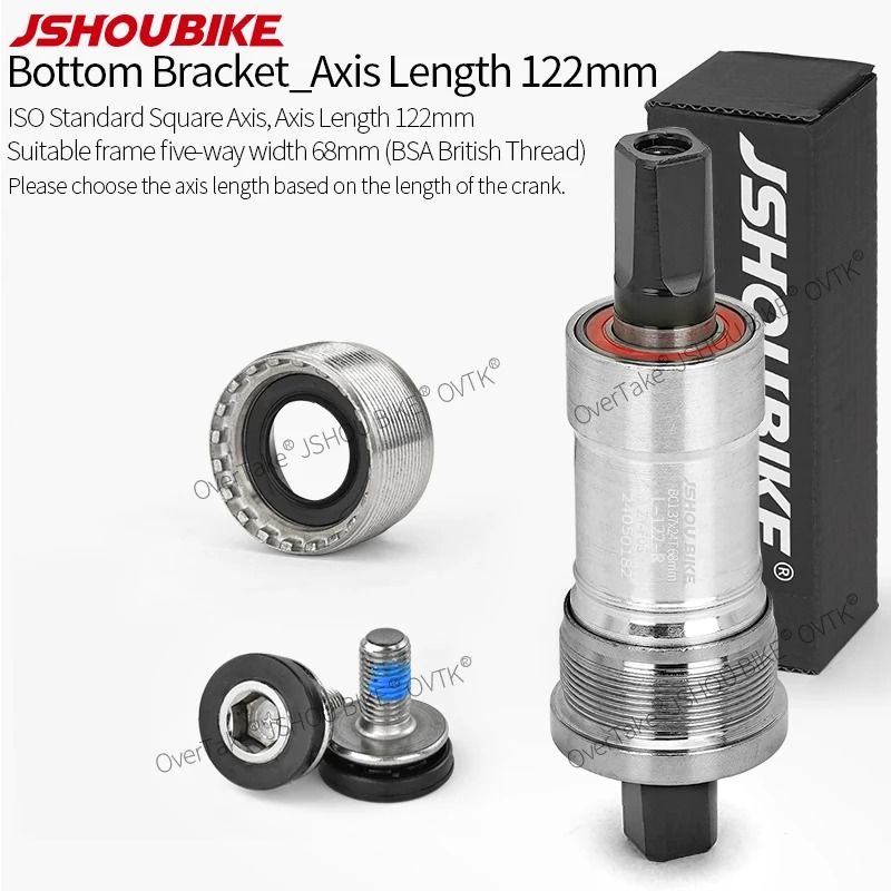 Square Taper Bottom Bracket BSA 68mm Sealed Bearing For MTB And Road Bikes 13