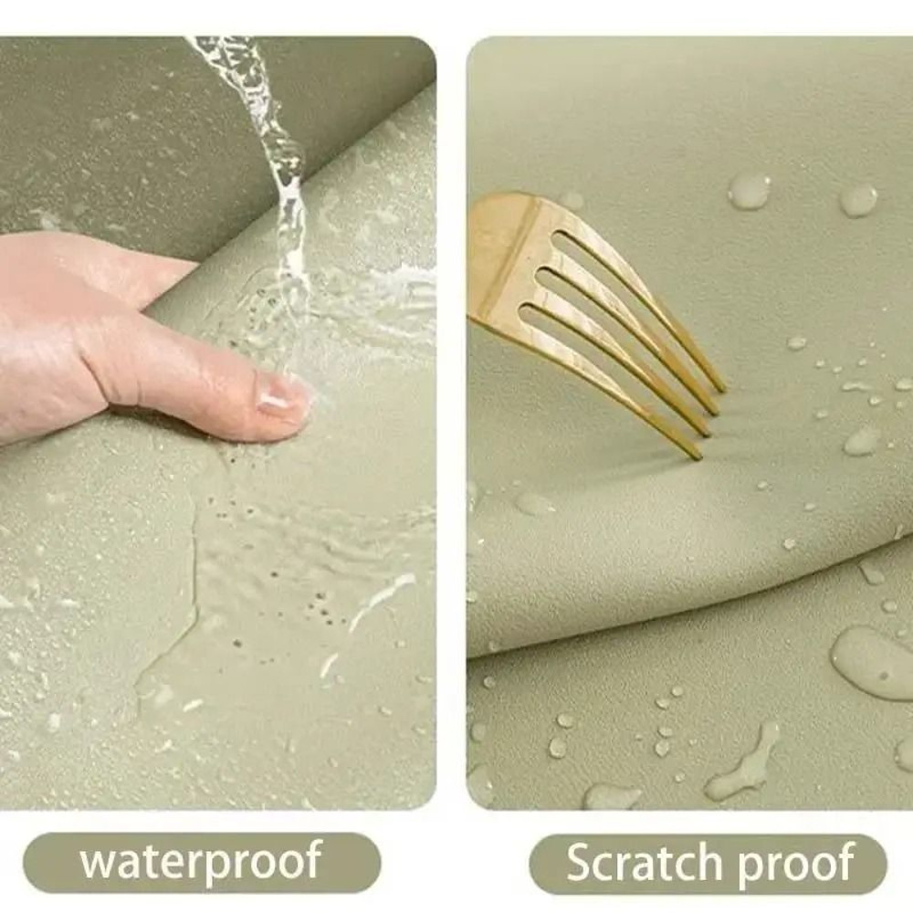 Waterproof Leather Desk Mat And Table Protector With AntiSlip Surface 3