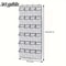 24Grid WallMounted Shoe Organizer With Clear Mesh Pockets 2