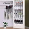 24Grid WallMounted Shoe Organizer With Clear Mesh Pockets 3
