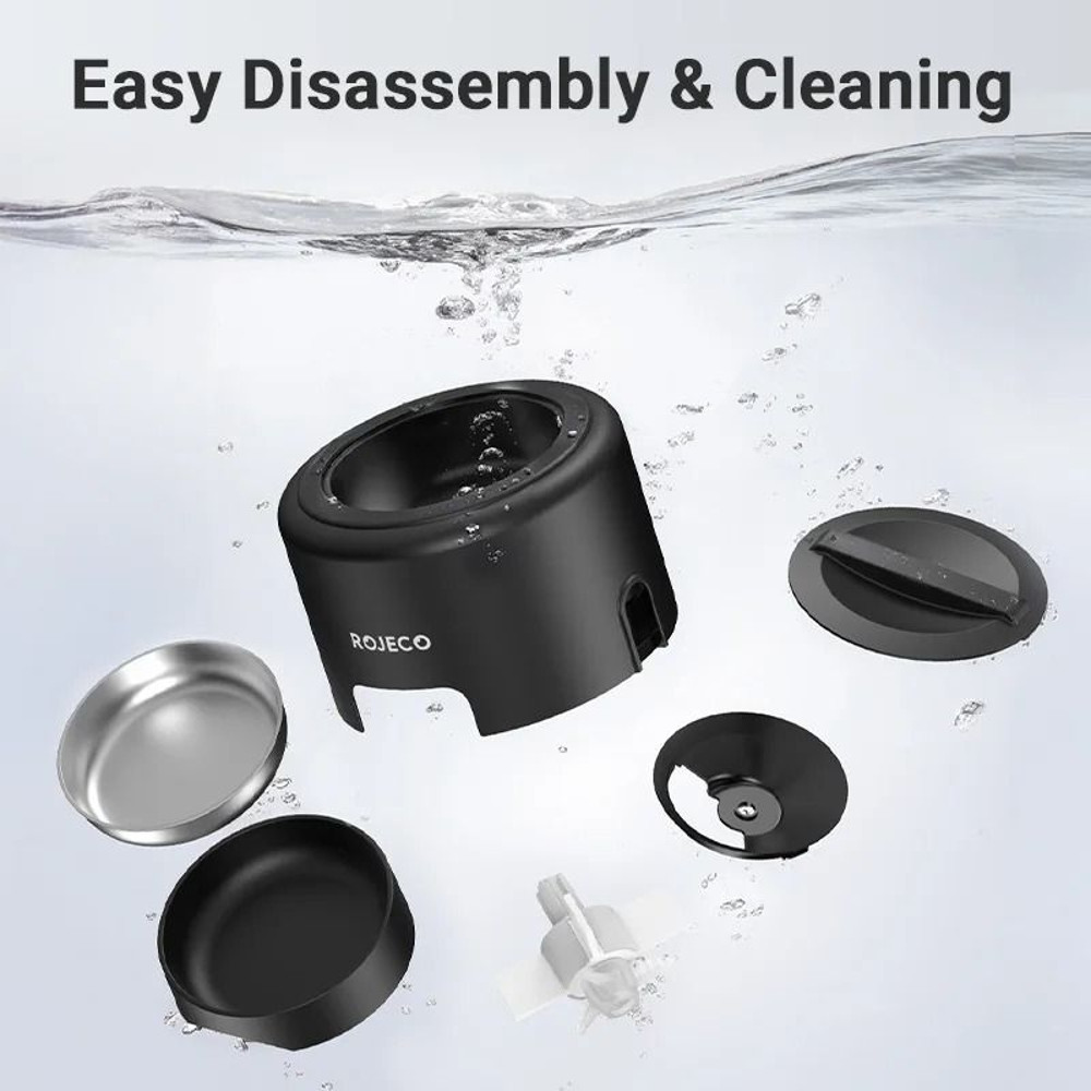 Smart Automatic Pet Feeder 2L With WiFi App Control And Dual Power Supply 5