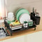 MultiFunctional Dish Drying Rack With Drain Tray And Cutlery Holder 1