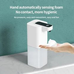 usb rechargeable automatic foaming soap dispenser for bathroom and kitchen