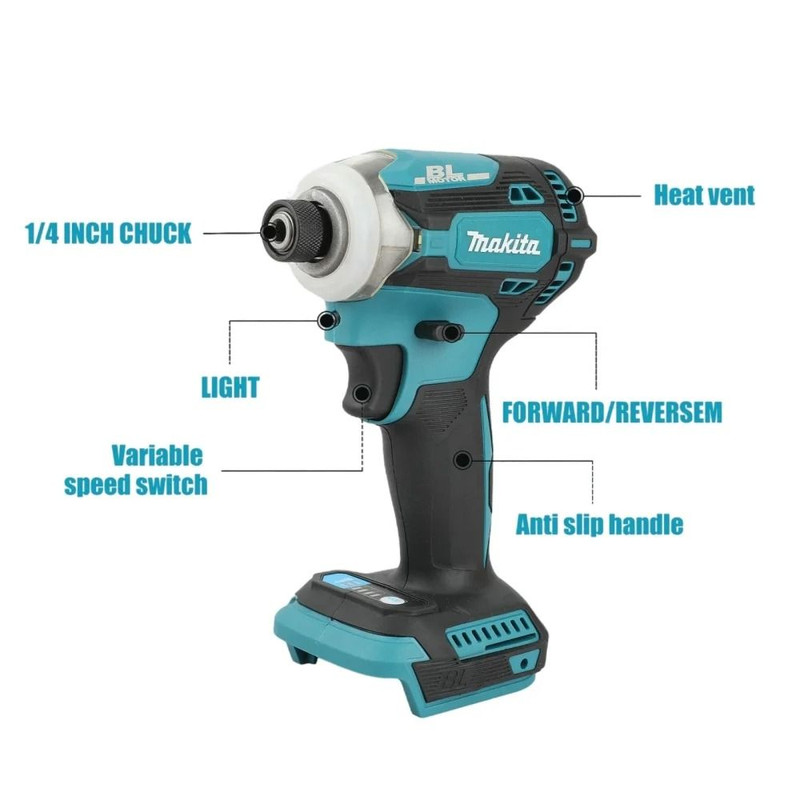 18V Cordless Angle Grinder And Impact Drill Combo For Wood And Metal Work 4