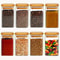10oz Glass Storage Jars With Bamboo Airtight Lids Clear Food Containers For Kitchen And Pantry Org 0