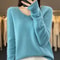 Merino Wool VNeck Sweater For Women Soft Cashmere Knit Pullover For Autumn And Winter 12