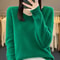 Merino Wool VNeck Sweater For Women Soft Cashmere Knit Pullover For Autumn And Winter 5