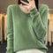 Merino Wool VNeck Sweater For Women Soft Cashmere Knit Pullover For Autumn And Winter 18