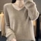 Merino Wool VNeck Sweater For Women Soft Cashmere Knit Pullover For Autumn And Winter 19