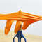 Heavy Duty Orange Nitrile Work Gloves  8Mil Industrial Disposable Gloves With Diamond Grip For Mech 3