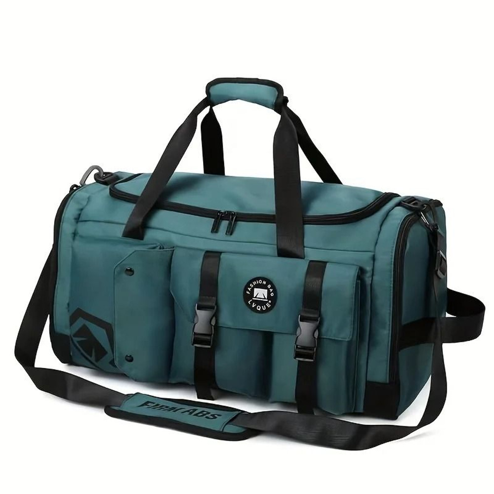 Large Capacity Travel And Gym Bag  Waterproof Duffel With WetDry Separation And Shoe Compartment 7