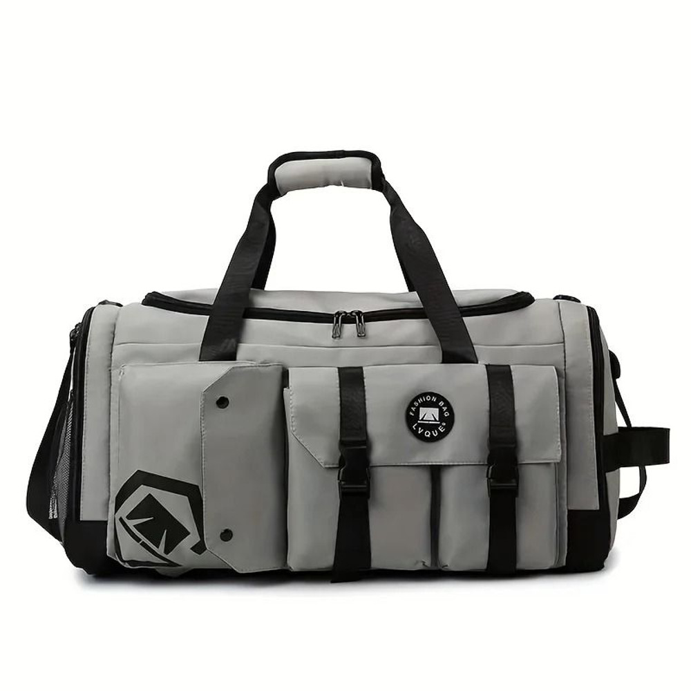 Large Capacity Travel And Gym Bag  Waterproof Duffel With WetDry Separation And Shoe Compartment 9