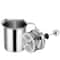 Stainless Steel Milk Frother 400ml Double Mesh Manual Creamer For Coffee And Milk Foam 2