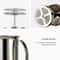 Stainless Steel Milk Frother 400ml Double Mesh Manual Creamer For Coffee And Milk Foam 4