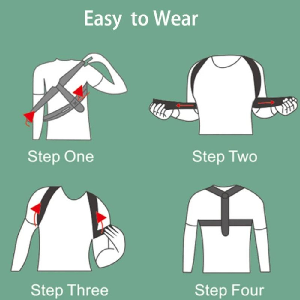 Adjustable Back Shoulder Posture Corrector Belt For Spine And Clavicle Support 4