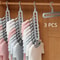 3pcs Foldable 9Hole Space Saving Clothes Hangers Heavy Duty Closet Organizer For Home And Dorm 1
