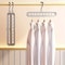 3pcs Foldable 9Hole Space Saving Clothes Hangers Heavy Duty Closet Organizer For Home And Dorm 4