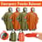 Emergency Waterproof Survival Poncho And Blanket Lightweight Thermal Raincoat For Camping And Outd 0