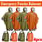 Emergency Waterproof Survival Poncho And Blanket Lightweight Thermal Raincoat For Camping And Outd 7