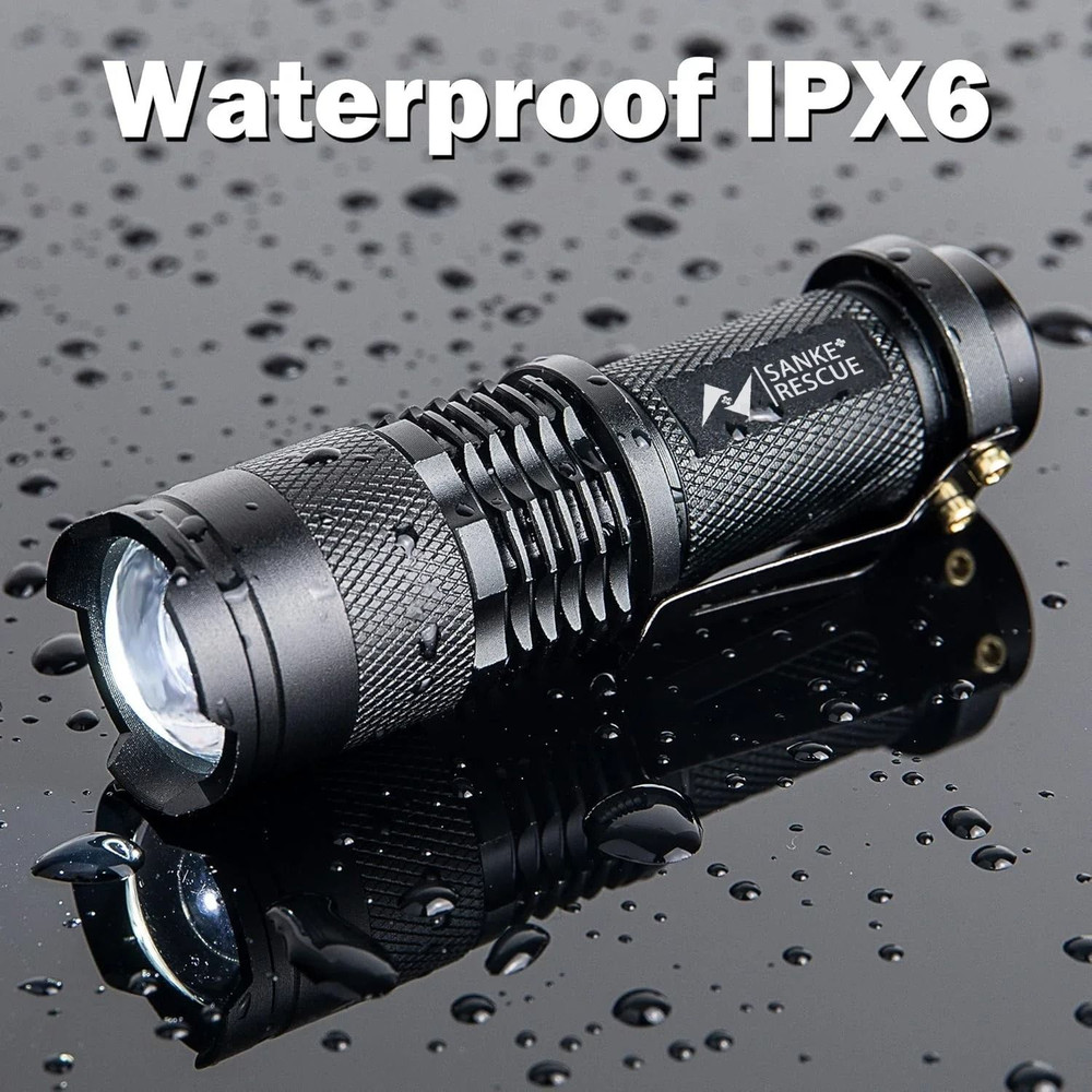 Waterproof Tactical LED Flashlight 3Mode Portable Camping Torch Light For Outdoor Hiking And Self 0