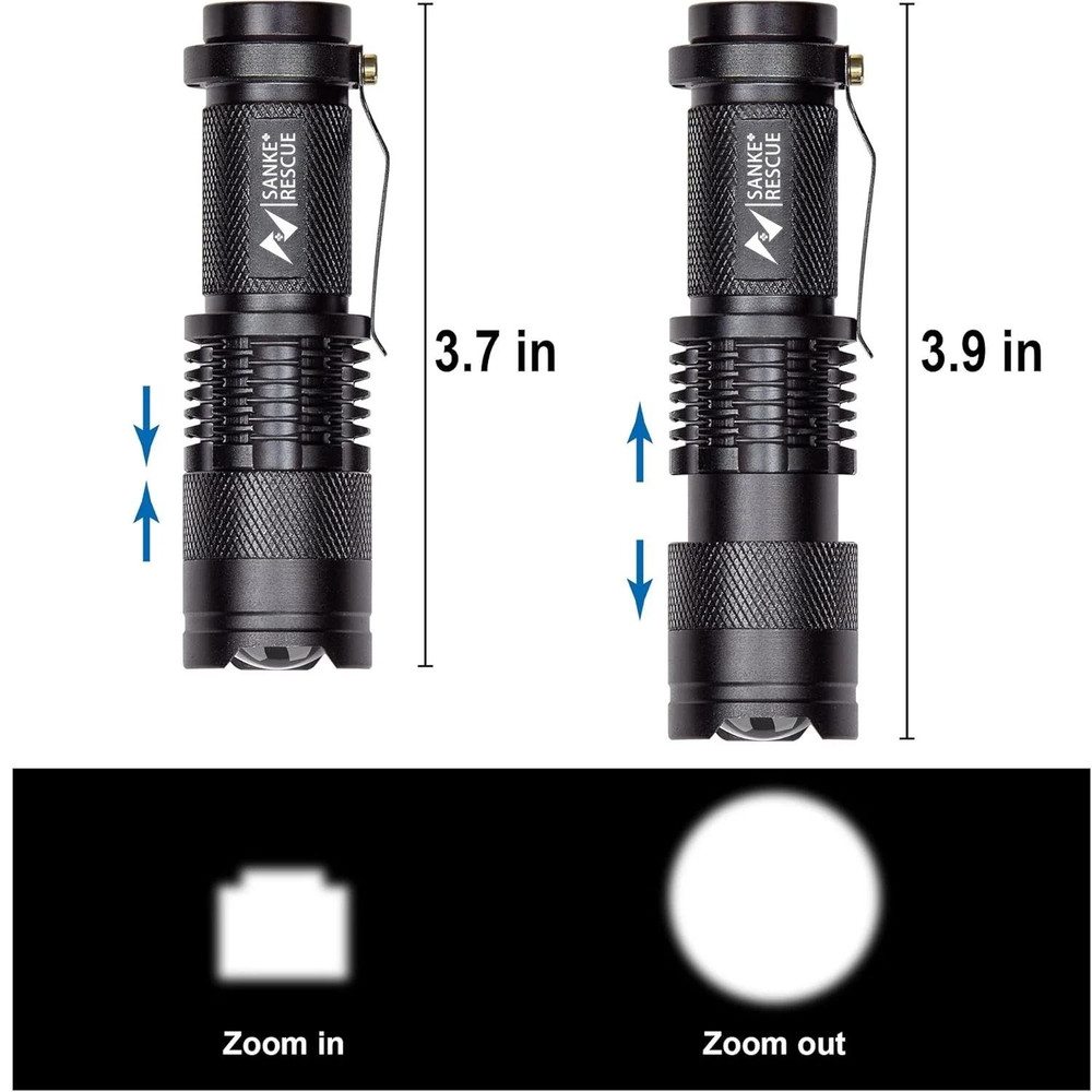 Waterproof Tactical LED Flashlight 3Mode Portable Camping Torch Light For Outdoor Hiking And Self 4