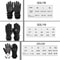 Men Waterproof Winter Cycling Gloves Touch Screen Thermal Fleece Outdoor Gloves For Running Skiing 5