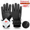 Men Waterproof Winter Cycling Gloves  Touch Screen Thermal Fleece Outdoor Gloves For Running Skiing 6