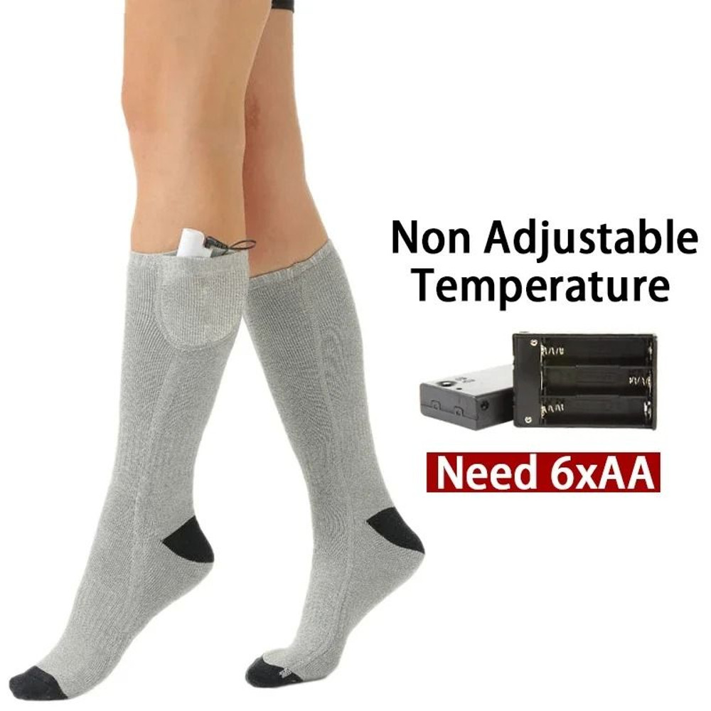 Winter Electric Heated Socks  Adjustable Thermal Foot Warmers For Men And Women Rechargeable For Sk 8