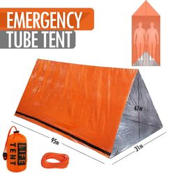2-person waterproof camping and disaster relief tent – portable prefabricated shelter for emergency or outdoor use