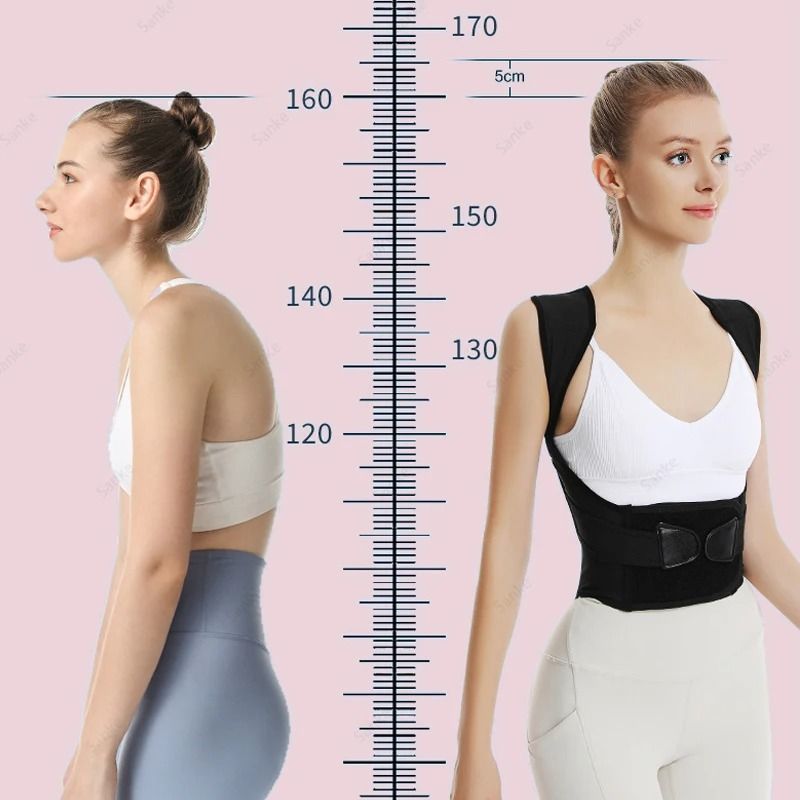 Adjustable Posture Corrector Belt For Adults  Breathable Back Support Strap For Men And Women 3