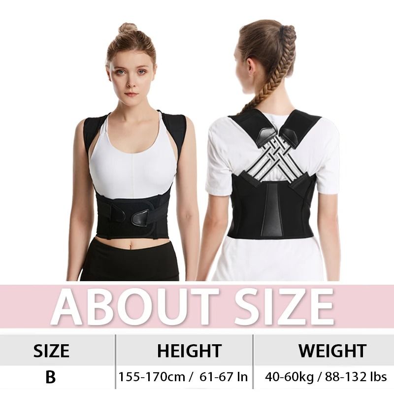 Adjustable Posture Corrector Belt For Adults  Breathable Back Support Strap For Men And Women 6