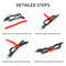 Releasable Cable Ties  Nylon Hook And Loop Fastening Straps For Wire Management And Cable Organizat 3