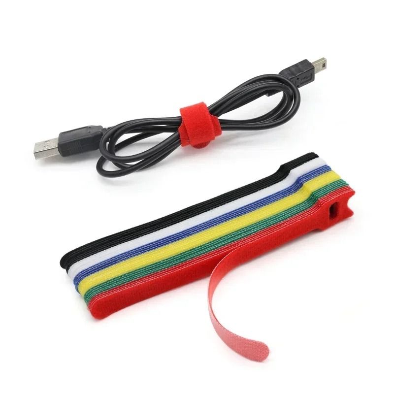 Releasable Cable Ties  Nylon Hook And Loop Fastening Straps For Wire Management And Cable Organizat 4