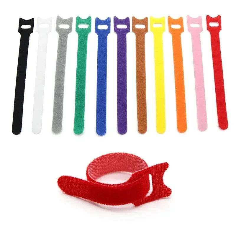 Releasable Cable Ties  Nylon Hook And Loop Fastening Straps For Wire Management And Cable Organizat 5