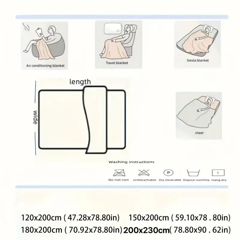 Luxurious Soft Velvet Blanket  Thick Winter Flannel Blanket For Bedroom And Living Room Comfort 4