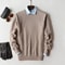 Classic VNeck Pullover Sweater For Men Warm Cashmere Cotton Blend Winter Jumper 13
