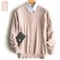 Classic VNeck Pullover Sweater For Men Warm Cashmere Cotton Blend Winter Jumper 22