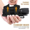Tactical Flashlight Holster With 360Degree Rotation Belt Clip Torch Pouch With Carabiner Reel 1