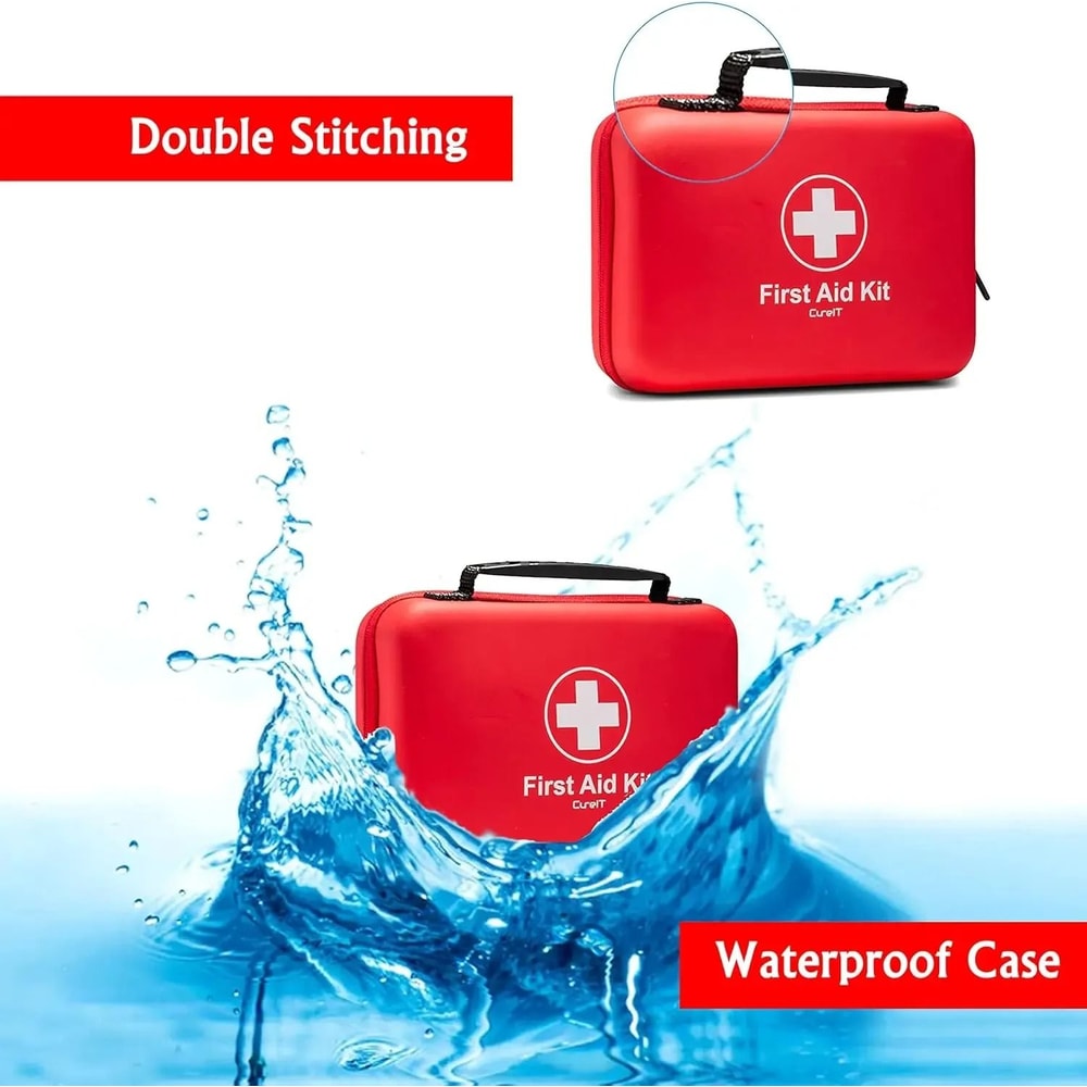 Waterproof PU First Aid Bag Compact Travel Emergency Medical Organizer For Home Car And Outdoor Us 3
