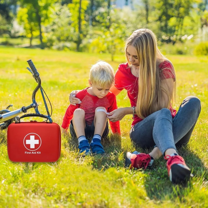 Waterproof PU First Aid Bag Compact Travel Emergency Medical Organizer For Home Car And Outdoor Us 5