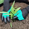 Garden Gloves With Claws For Digging Planting And Weeding Durable Protective Gardening Tool 3