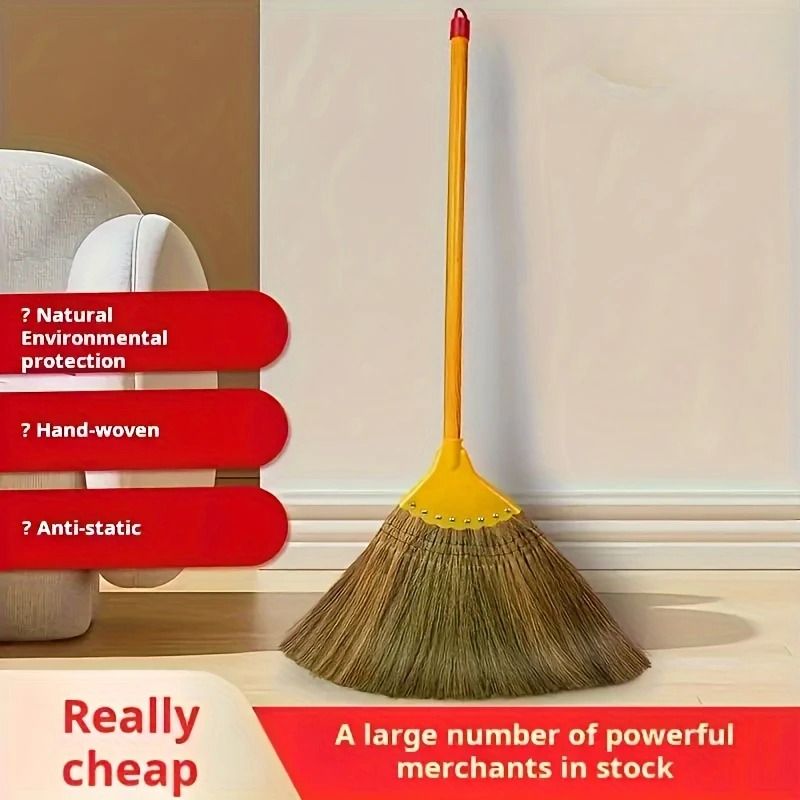 Eco Friendly Hand Woven Mango Broom For Indoor And Outdoor Cleaning 3