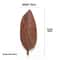 Leaf Shaped Oleander Wood Tray With Handle For Breakfast Desserts And Snacks 9