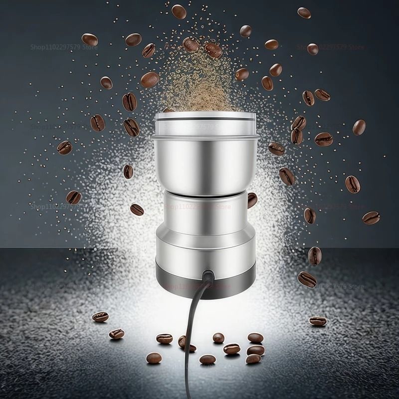 Mini Electric Coffee And Spice Grinder 2