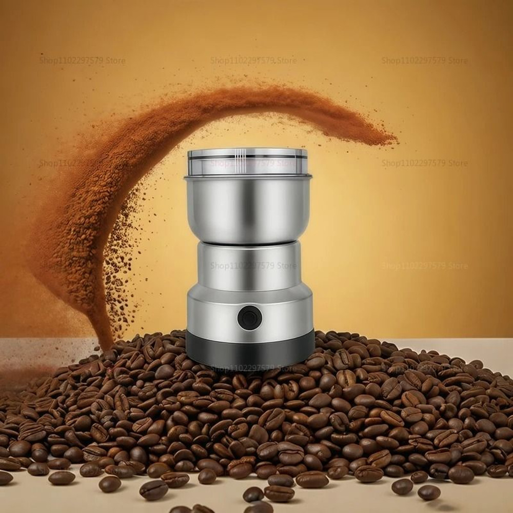 Mini Electric Coffee And Spice Grinder 3