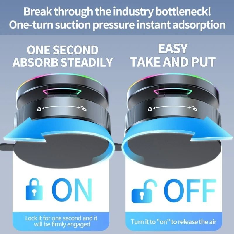 Magnetic Wireless Car Charger Mount 5